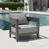 Coronado Deep Seating Aluminum Armchair
