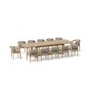 SET-367 13-pc Toscana Extension Dining Table Set