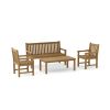 Classic 3-Seater 4-Pieces Conversation Set