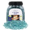 1/2" Azuria Fire Glass - 10 Lb Jar