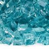 1/2" Azuria Fire Glass - 10 Lb Jar