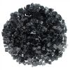 1/2" Black Fire Glass - 10 Lb Jar