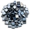 1/2" Black Luster Cubes - 10 Lb Jar