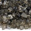 1/4" Bronze Reflective Fire Glass - 10 Lb Jar