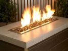 1/2" Bronze Reflective Fire Glass - 10 Lb Jar