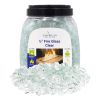 1/2" Clear Fire Glass - 10 Lb Jar