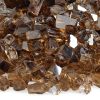1/4" Copper Reflective Fire Glass - 10 Lb Jar
