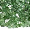 1/4" Evergreen Reflective Fire Glass - 10 Lb Jar