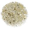 1/4" Gold Reflective Fire Glass - 10 Lb Jar