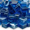 1/2" Pacific Blue Luster Cubes - 10 lb Jar