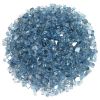 1/4" Pacific Blue Reflective Fire Glass - 10 Lb Jar