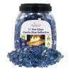 1/2" Pacific Blue Reflective Fire Glass - 10 Lb Jar