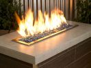 1/2" Pacific Blue Reflective Fire Glass - 10 Lb Jar