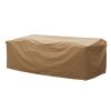 Waterproof Fabric Dust Cover for Outdoor Sofa, Medium, Brown