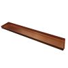 29 Inch Rectangular Metal Windowsill Planter Tray, Trim Edges, Large, Copper