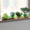 29 Inch Rectangular Metal Windowsill Planter Tray, Trim Edges, Large, Copper