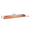 29 Inch Rectangular Metal Windowsill Planter Tray, Trim Edges, Large, Copper