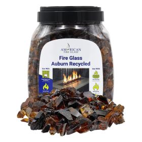 Auburn Recycled Fire Pit Glass - Medium - 10 Lb Jar