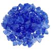 Light Blue Recycled Fire Pit Glass - Medium - 10Lb Jar