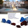 Onyx Recycled Fire Pit Glass - Medium - 10 Lb Jar
