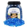 Turquoise Recycled Fire Pit Glass - Medium - 10 Lb Jar