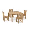 Windsor Classic Side Chair 5-Pieces Dining Table Set