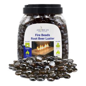 Root Beer Luster Firebeads - 10 Lb Jar