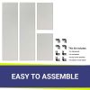 Rectangular Glass Flame Guard for 18" x 6" Drop-In Fire Pit Pan