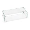 Rectangular Glass Flame Guard For 24" X 8" Drop-In Fire Pit Pan