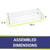 Linear Glass Flame Guard For 30" X 6" Linear Drop-In Fire Pit Pan