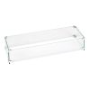 Linear Glass Flame Guard For 30" X 6" Linear Drop-In Fire Pit Pan