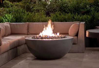 18" Round Stainless Steel Flat Pan with Spark Ignition Kit (12" Ring) - Propane
