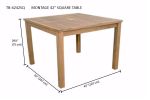 Montage 42" Square Table