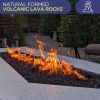 Medium Black Lava Rock - 10 Lbs