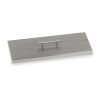 21" Stainless Steel Cover Rectangular Drop-In Pan Cover