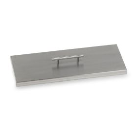 21" Stainless Steel Cover Rectangular Drop-In Pan Cover