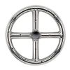 6" Single-Ring Stainless Steel Burner with a 1/2" Inlet