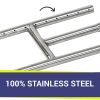 12" X 6" Stainless Steel H-Style Burner