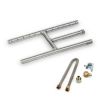 12" X 6" Stainless Steel H-Style Burner