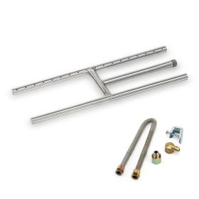 18" X 6" Stainless Steel H-Style Burner