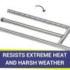 24" X 6" Stainless Steel H-Style Burner