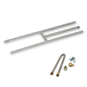 24" X 6" Stainless Steel H-Style Burner