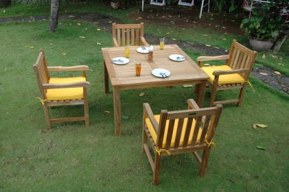 Windsor Classic Armchair 5-Pieces Dining Table Set
