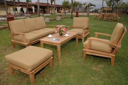 Brianna 5-Pieces Deep Seating Sofa Set