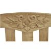 50" Round Rose Bench