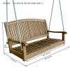 Del-Amo 48" Round Swing Bench