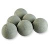 4" Cape Gray Lite Stone Fire Balls - Set of 6