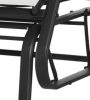 3-Piece Cream White Outdoor Bistro Set with Steel Frame Tempered Glass Top Table for Patio Garden Backyard Lawn