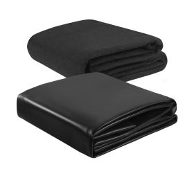 Pond Liner 15 x 15 ft, 45 Mil, EPDM Rubber Fish Koi Pond Liner and Underlayment Combo, Easy to Cut, Durable & Leakproof, for Outdoor Ponds