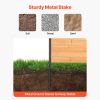 Wood Privacy Fence, 38" W x 42" L, 2 Panel Solid Air Conditioner Fence Screen, Pool Equipment Enclosure with Metal Stakes, Easy DIY Installation, Outd